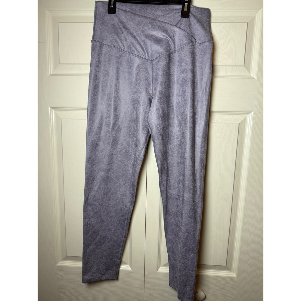 Offline by Aerie Legging XL Real Me Crossover Purple Print Hi-Rise 7/8‎